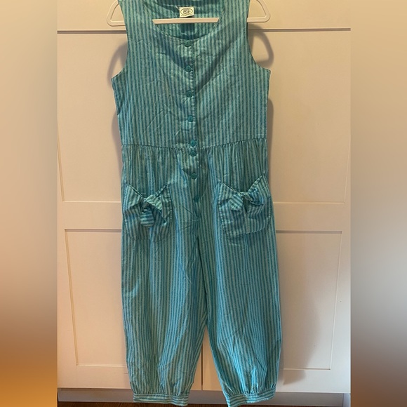 Vintage Laura Ashley Romper Jumper Jumpsuit - Picture 6 of 12